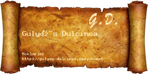 Gulyás Dulcinea névjegykártya